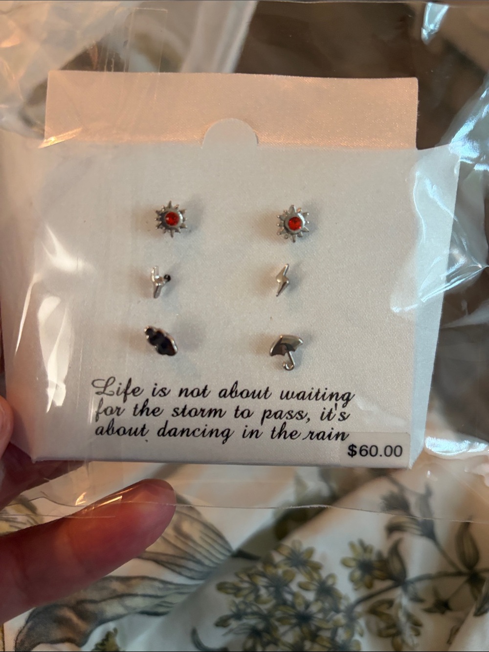 3 piece earring set